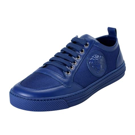 versace blue dress shoes|men's Versace slippers.